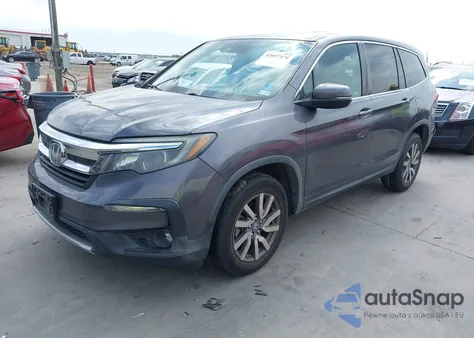 2019 Honda Pilot Ex-L из США, поврежденный, VIN 5FNYF5H53KB026367